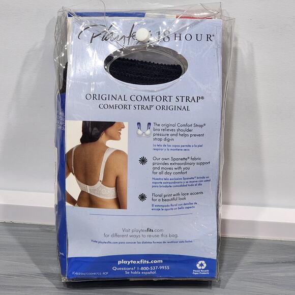 Playtex 18 Hour‎ Ultimate Shoulder Comfort Wireless Bra 4693 - Picture 5 of 14